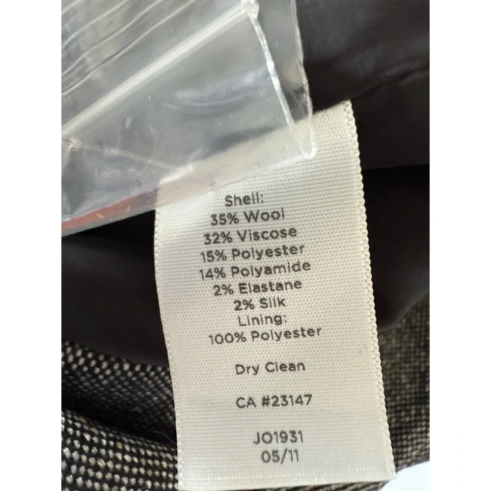 Talbots Women's Grace Fit Flatteringly Classic‎ Gray Blazer Jacket Size 10 NWT